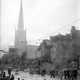 Scene after WWII bombing in Coventry