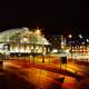 Night Lights in the Train Station in Liverpool 