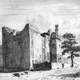 Sheffield Manor ruins as they appeared c1819 in England