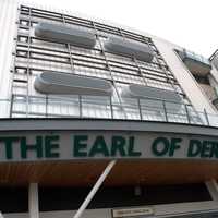 The Earl of Derby Stand at Aintree Racecourse, Liverpool, England