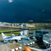 Gatwick airport in London, England