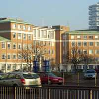 Croydon College's main buildings in Central Croydon, England