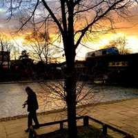 Dusk at the Riverside at York