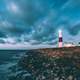 Landscape of Portland Bill Lighthouse