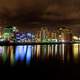 Night Skyline in Gateshead, England