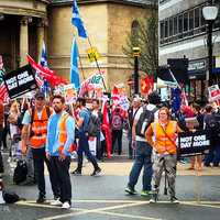 Not one day more protest in London, England