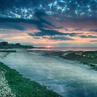 St Mildreds Bay landscape with clouds