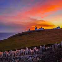 Sunset Landscape at Durlston Lighthouse