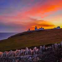 Sunset Landscape at Durlston Lighthouse