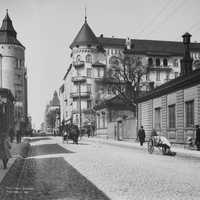 Fredrikinkatu, Helsinki in 1907