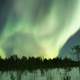 Bright Aurora Borealis in Finland