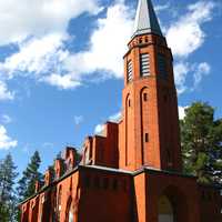 Church of Saari in Parikkala, Finland