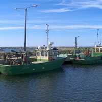 Fishing boats in Marjaniemi, Hailuoto, Finland