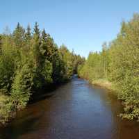 Kalimeenoja creek in Haukipudas, Finland