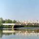 Kiiminki River railway bridge in Haukipudas, Finland