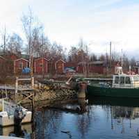 Kiviniemi fishing village in Haukipudas, Finland