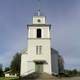 Pelkosenniemi Church tower in Finland