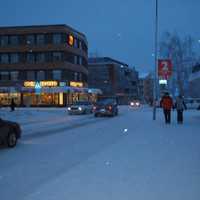 Rovaniemi in January 2004 in Finland
