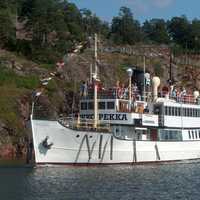 Steamship Ukkopekka at Naantali, Finland