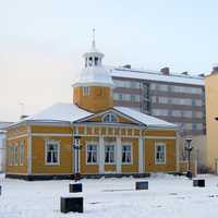 The old Town hall in Kajaani, Finland