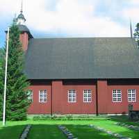 Utajärvi Church building in Finland