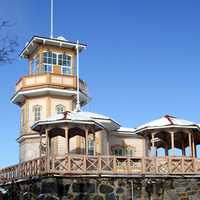 Old observatory in Linnansaari, Finland