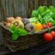 Basket of Fruits and Vegetables
