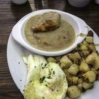 Biscuits and Gravy breakfast