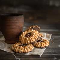 Cup and cookies