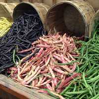 Different Colored String beans