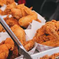 Fried Chicken in baskets