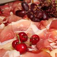 Ham, Cherries, and Grapes