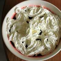 Jello with Whipped Cream