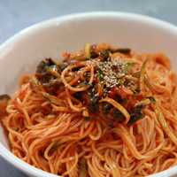 Korean Noodles in Bowl