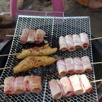 Large Amounts of Meat on a stick