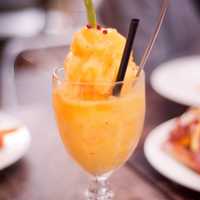 Orange mango Smoothie dessert