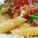 Pasta with Tomato sauce and cheese