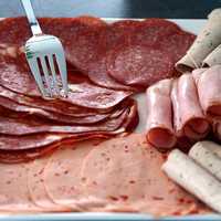 Platter of Ham and other meats