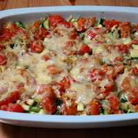 Salad with lots of cheese