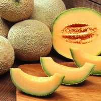 Sliced Cantaloupe fruit 