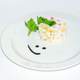Smiley Rice Dish with Cilantro