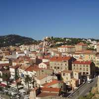 Old town of Calvi in Corsica, France