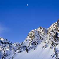 View of the French Alps Mountain Landscape