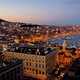 Marseille harbor and city