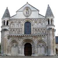 Church of Notre-Dame la Grande in Poitiers, France
