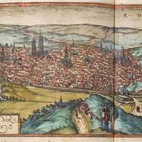 Overview of Rouen, 1572 in France