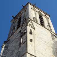 Remains of iconoclasm, Eglise Saint-Sauveur, La Rochelle in France