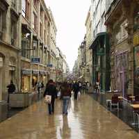 Rue Sainte-Catherine in Bordeaux, France