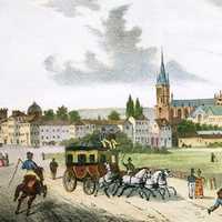 Saint-Denis in 1830 in France