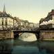 The confluence of the Erdre and the Loire in Nantes, France